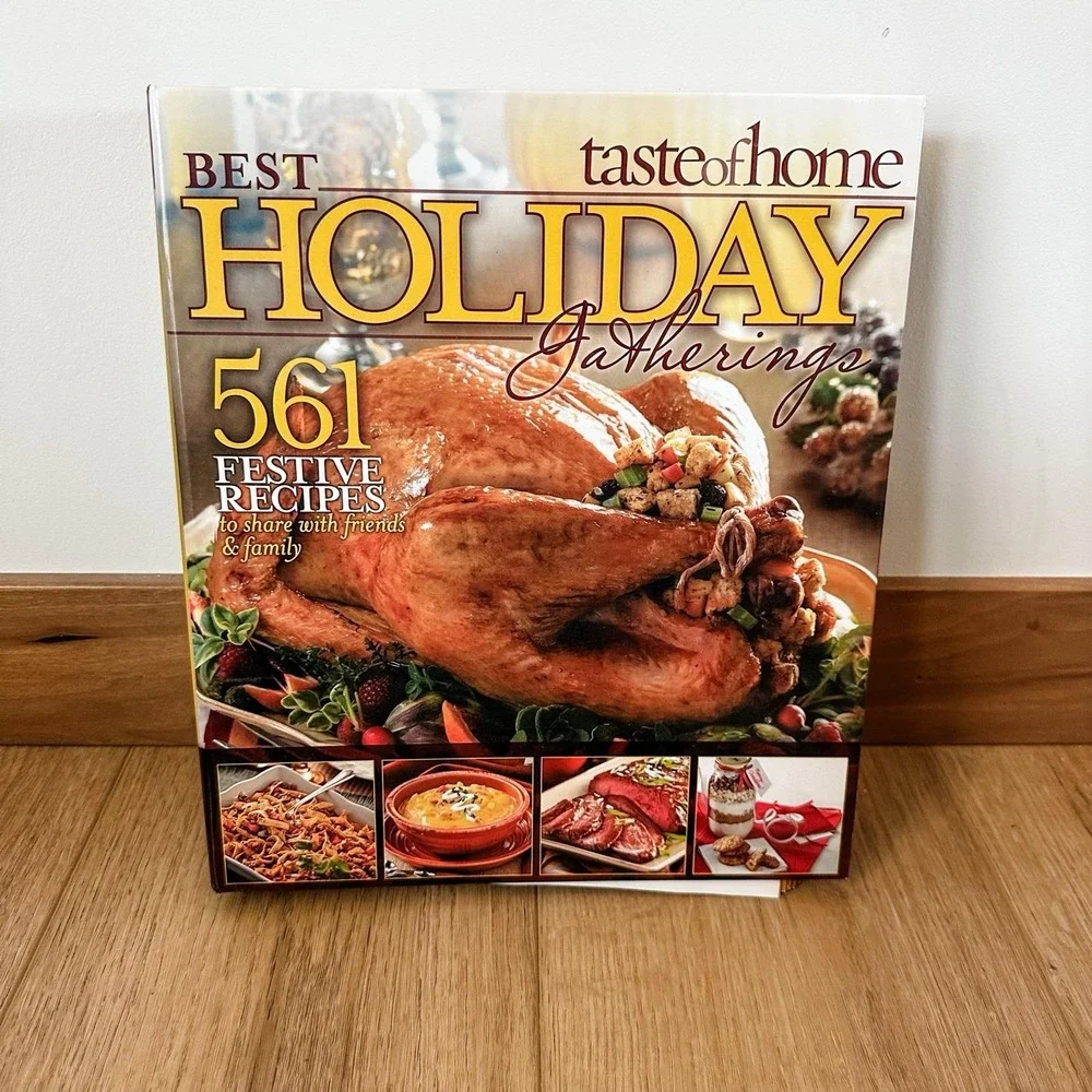 Taste of Home‎ Best Holiday Gatherings Hardcover Cookbook Thanksgiving Christmas